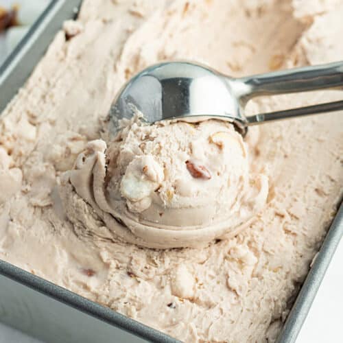 No Churn Rocky Road Ice Cream