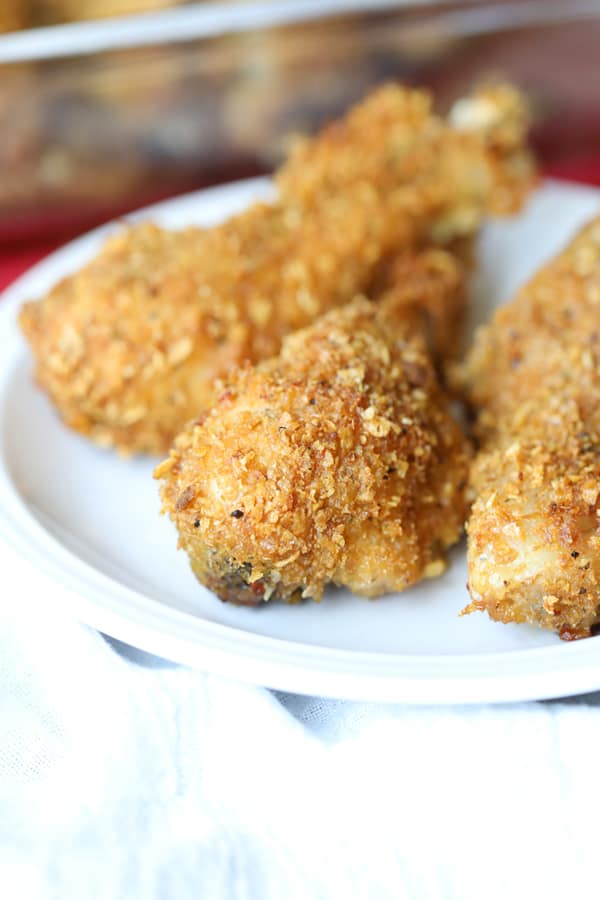Crispy Corn Flake Oven Baked Chicken Belly Full
