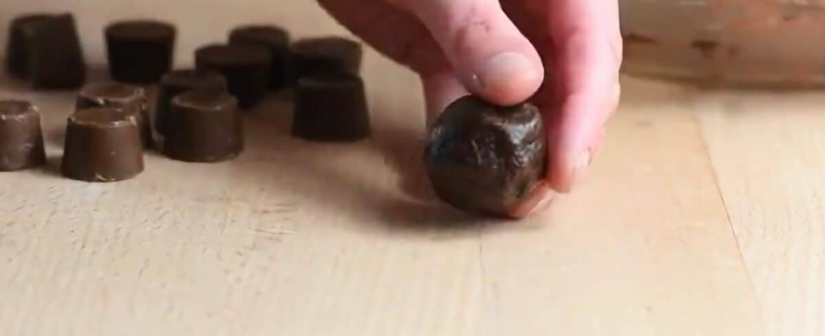 Rolo cookie dough ball. 