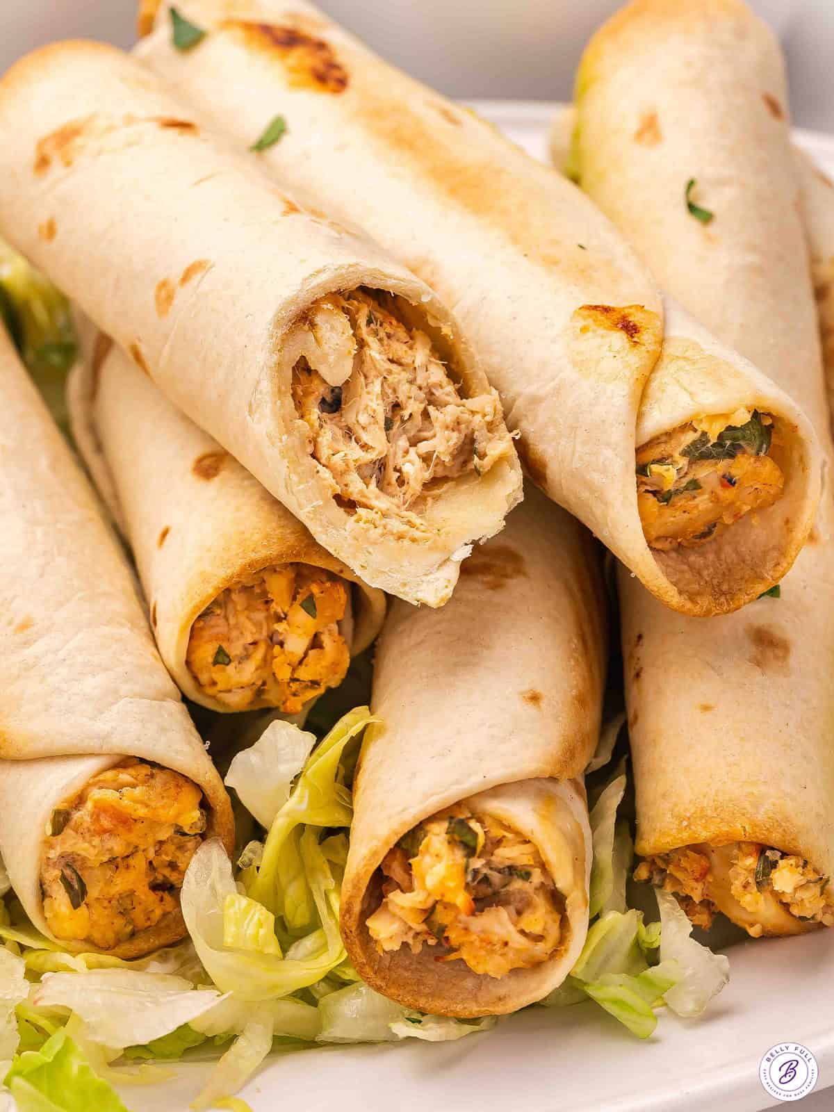 Baked Chicken Taquitos