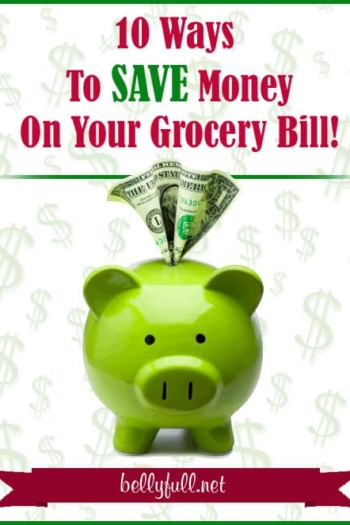 Ways to save money on grocery bill