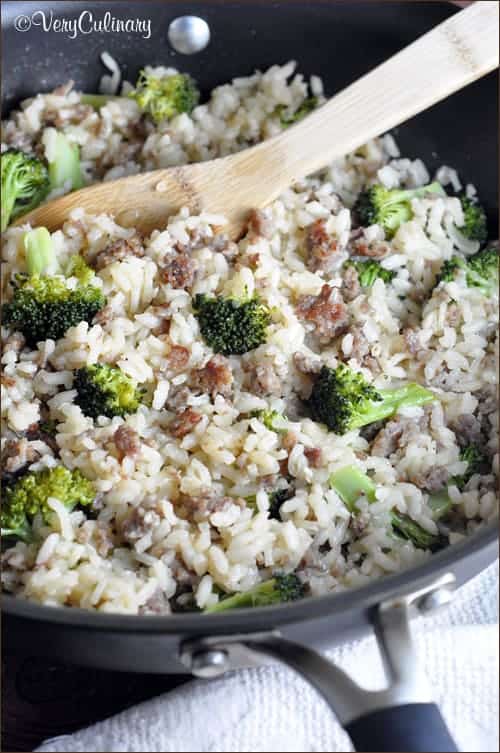 Skillet Beans and Rice with Kielbasa Skillet Beans and Rice with Kielbasa
