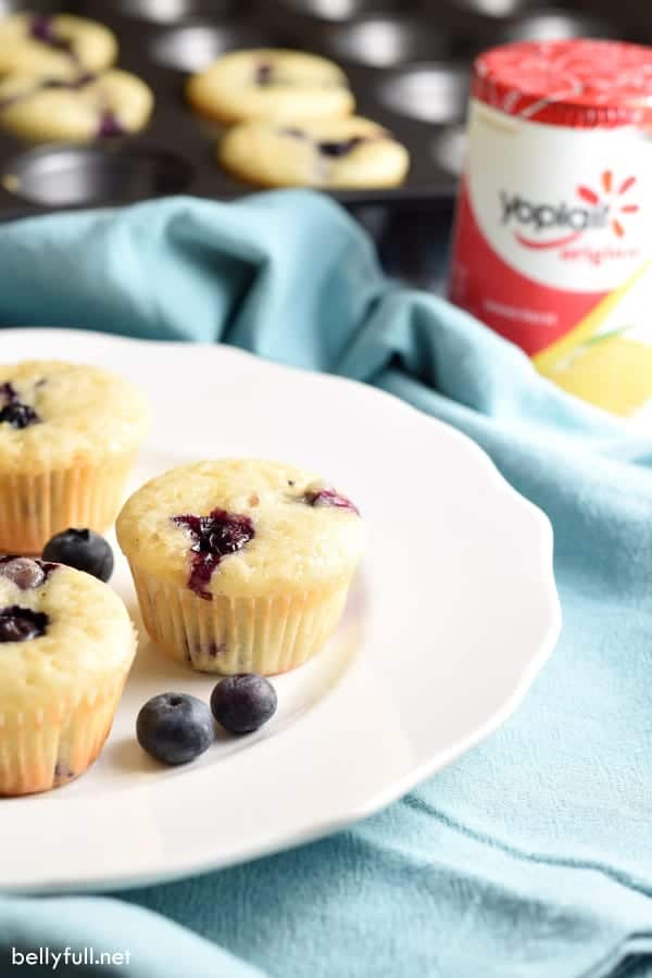 These muffins are loaded with blueberries and lemon. Their miniature size makes them perfect as a snack, and with only one bowl, clean up is a breeze!