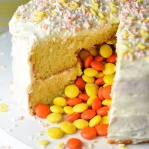 pinata cake split open