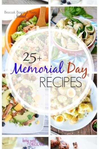 A collection of recipes perfect for the Memorial Day Holiday!