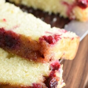 This upside down quick bread is buttery and moist, with a sweet and tangy brown sugar cranberry topping and orange zest speckled throughout. Perfect for the holidays. So easy and good!
