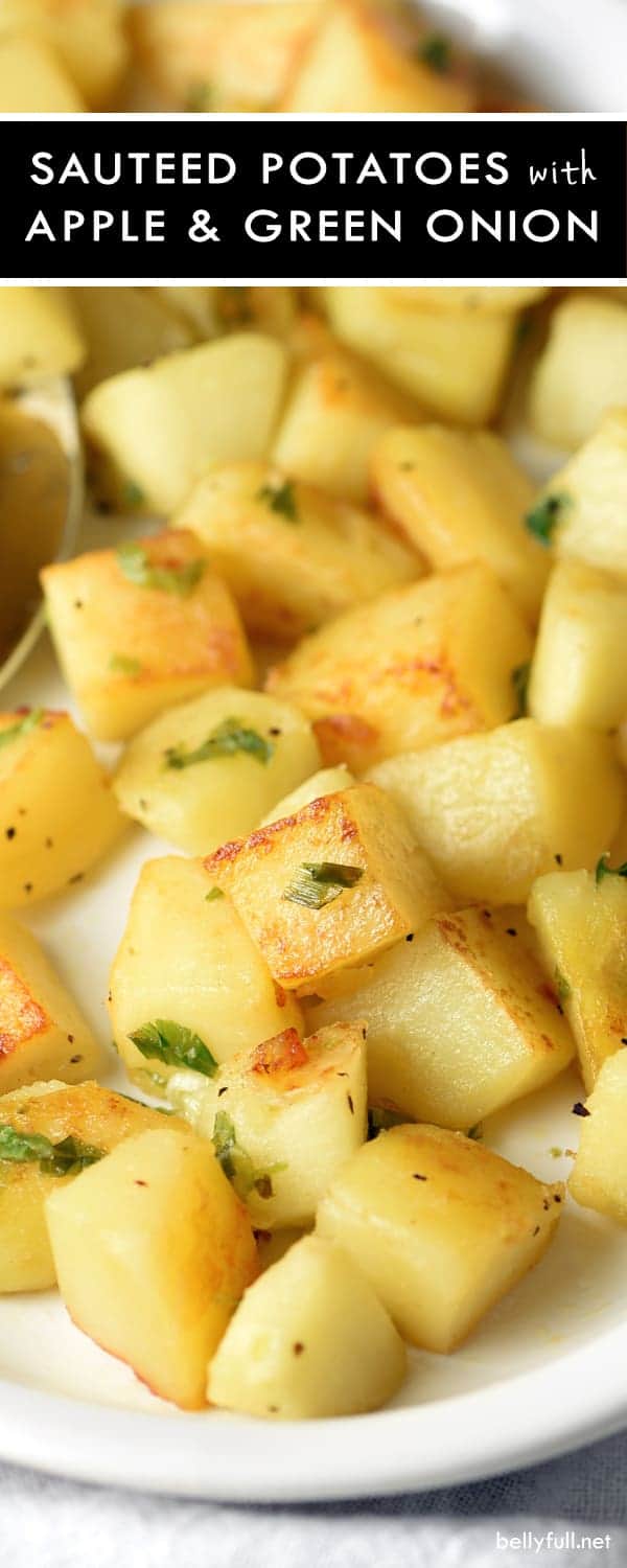 Home Fries with potato and apple