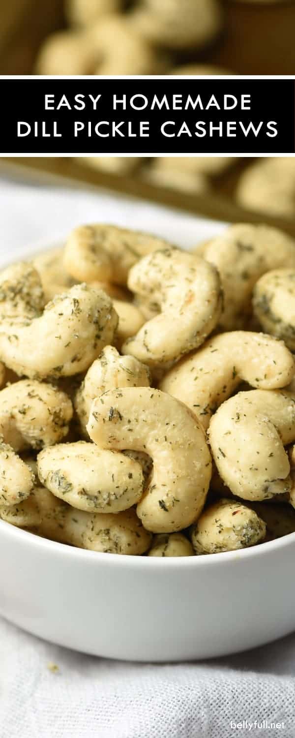 Homemade Dill Pickle Cashews