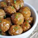 Only six ingredients needed for these delicious sweet, hot and sour cocktail meatballs. A guaranteed hit at your next party!