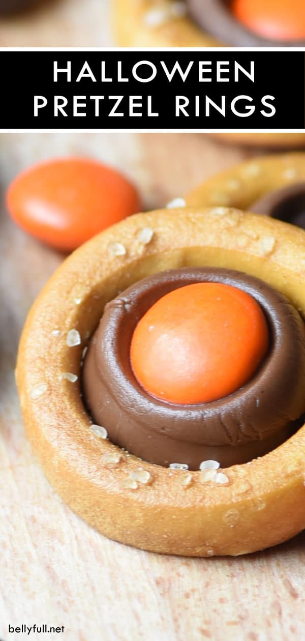 Halloween Pretzel Rings