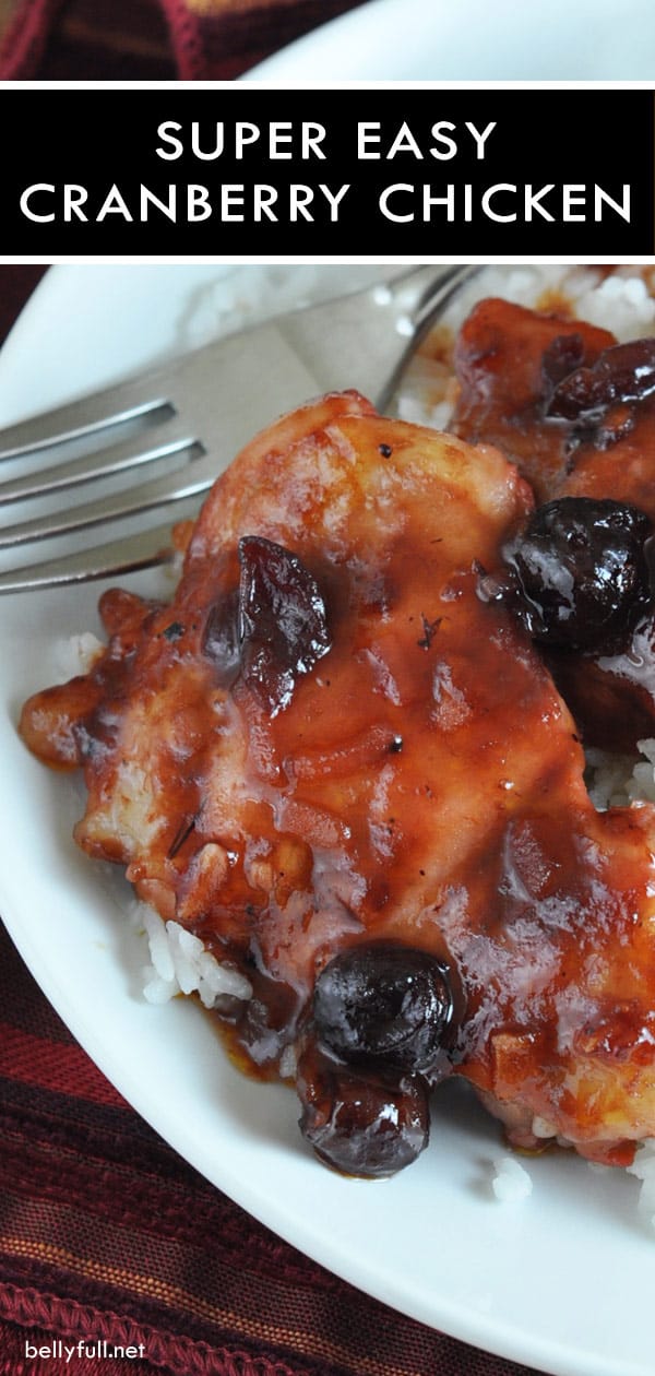 Easy Cranberry Chicken Belly Full