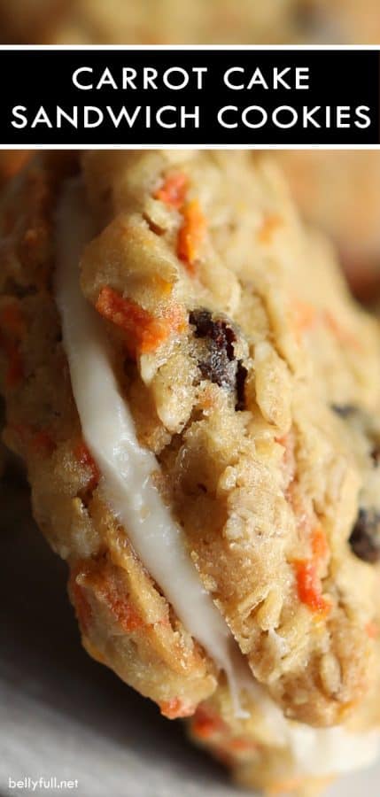 Carrot Cake Cookies - Belly Full