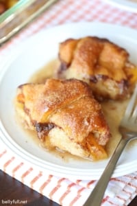Easy Peach Dumplings - Belly Full