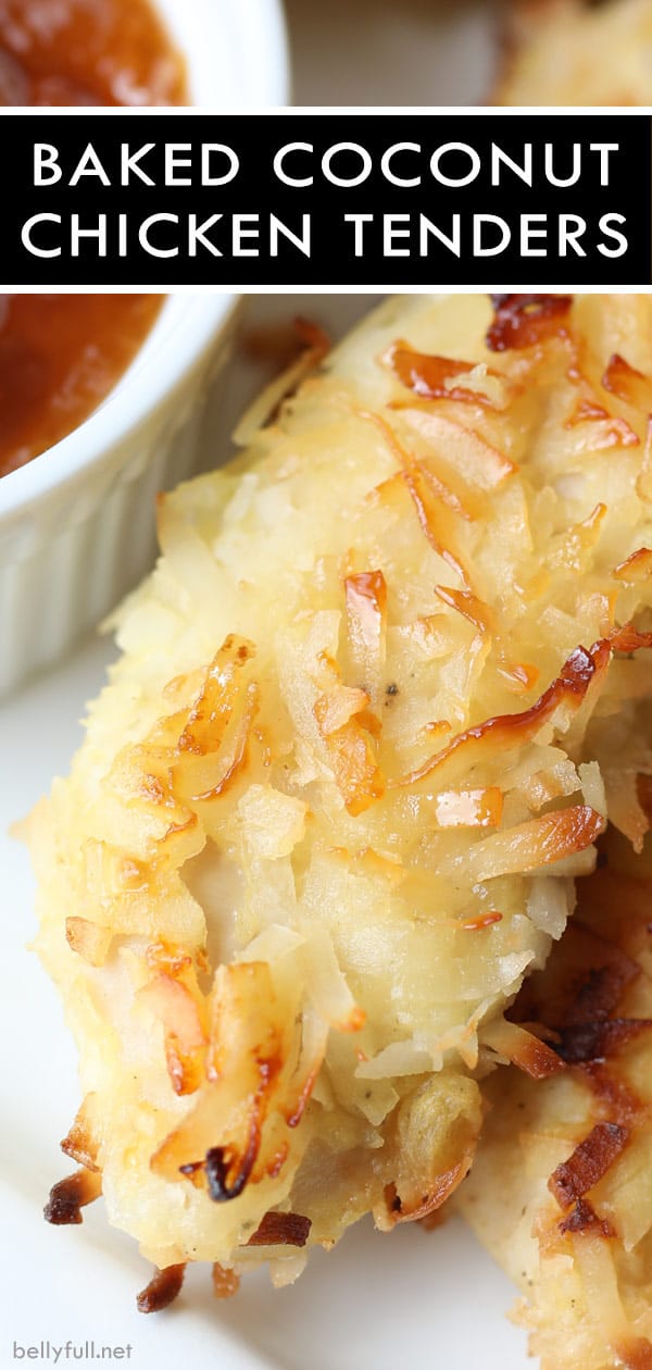 Baked Coconut Chicken Tenders Belly Full