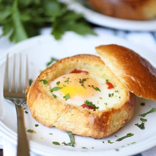 Toasted Brioche Egg Cups