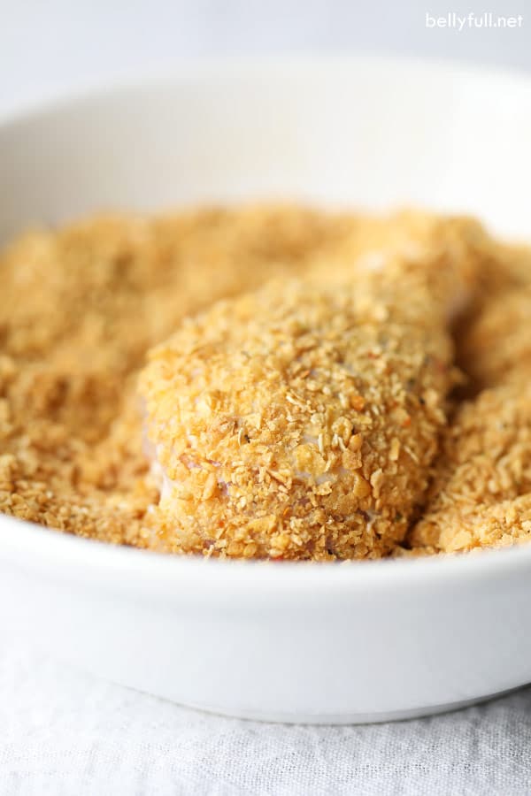 Crispy Corn Flake Oven Baked Chicken Belly Full