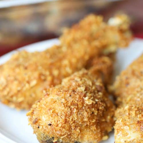 Crispy Corn Flake Oven Baked Chicken Belly Full