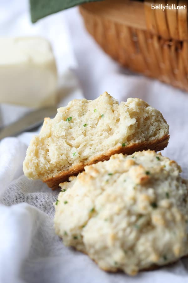 Drop Buttermilk Biscuits with Chives