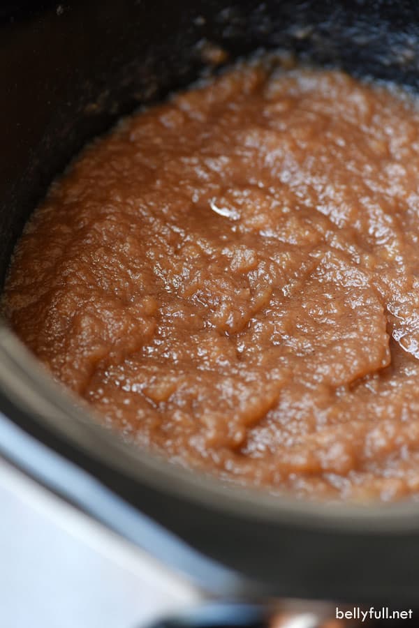 Homemade Slow Cooker Cinnamon Applesauce