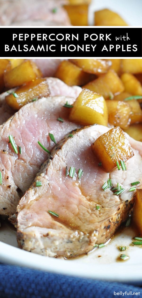 Pork Tenderloin with Balsamic Honey Apples