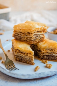 Baklava Recipe - Belly Full