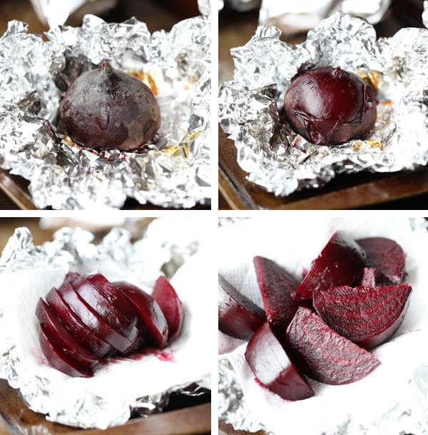 step by step photos for how to roast beets