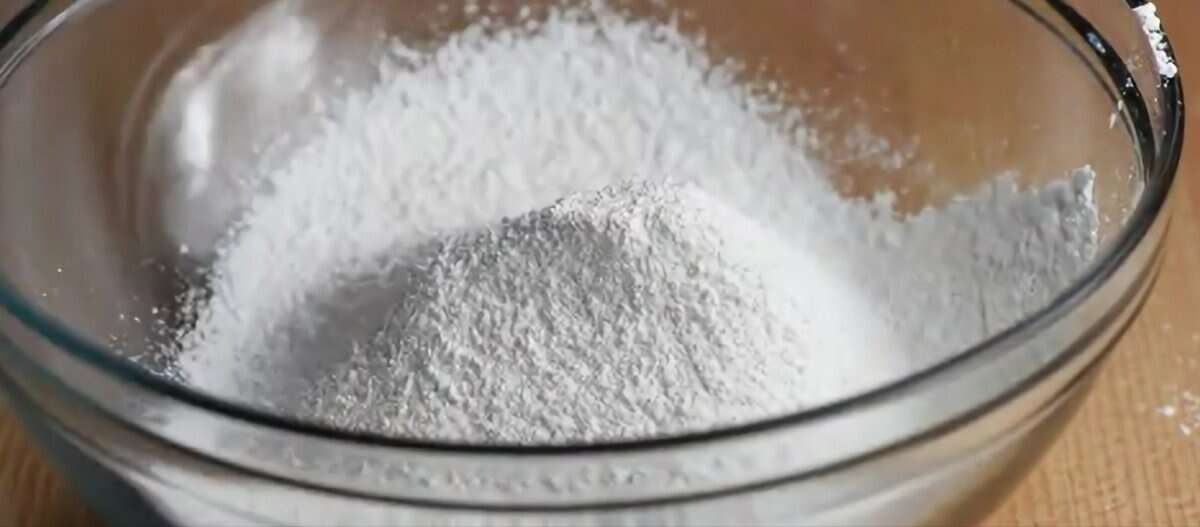 Sifted flour and powdered sugar.