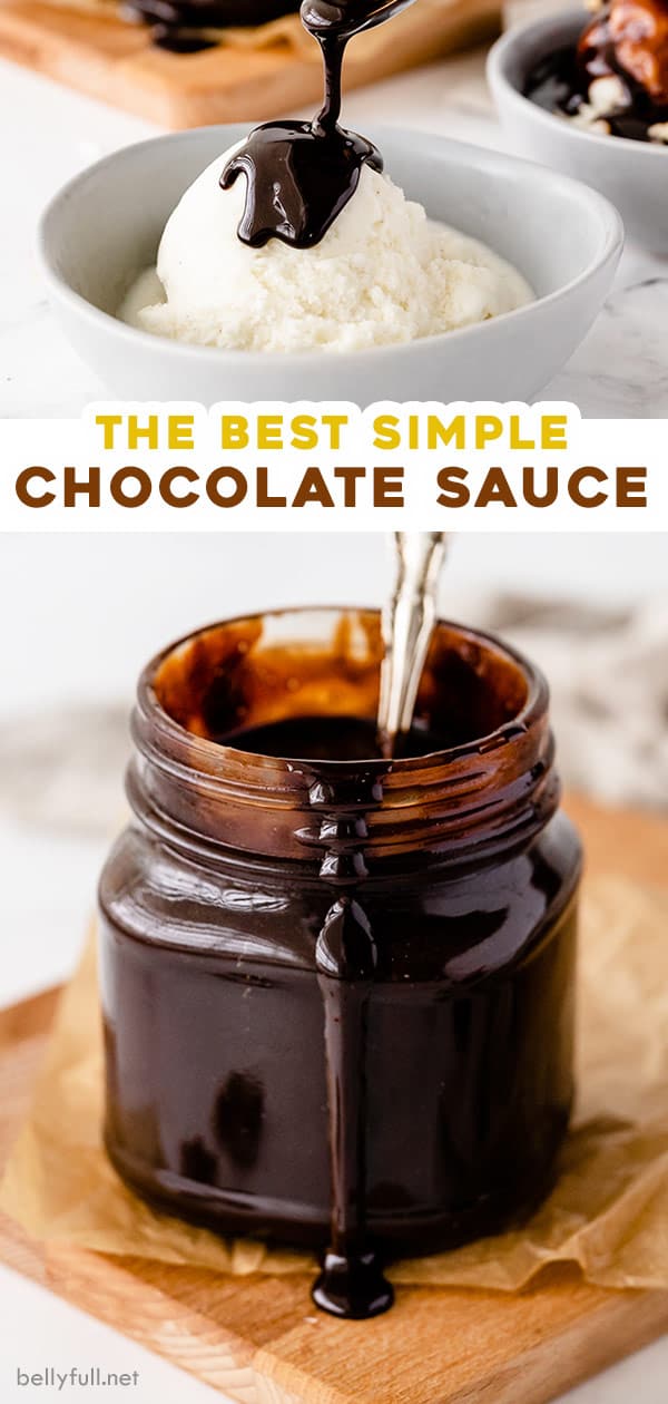 {5 Minute} Homemade Chocolate Sauce Recipe Belly Full