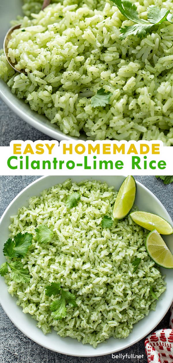 Cilantro Lime Rice recipe Belly Full