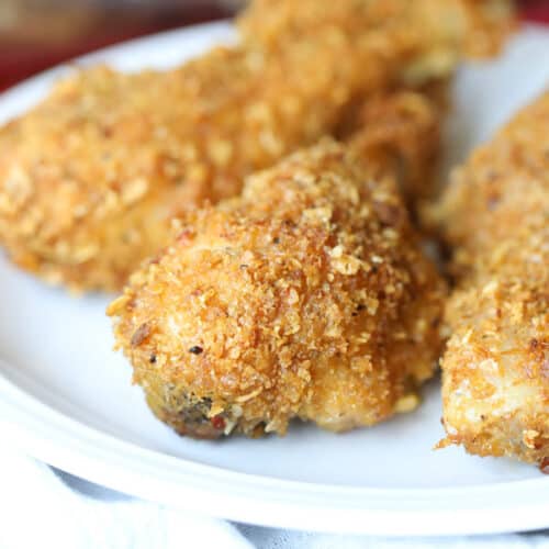 Crispy Corn Flake Oven Baked Chicken Belly Full