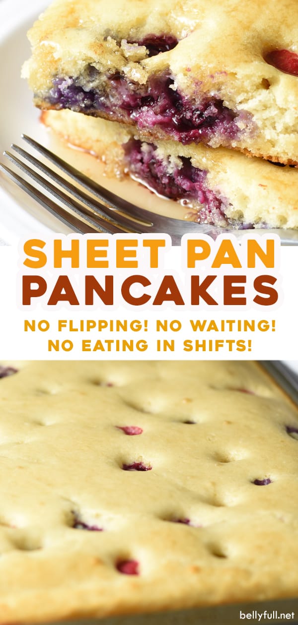 Sheet Pan Pancakes Recipe Belly Full