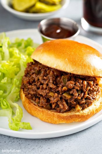 Easy Homemade Sloppy Joes - Belly Full