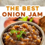 long pin for homemade prune onion jam recipe