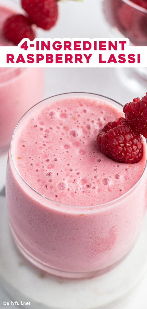 pin for raspberry lassi recipe