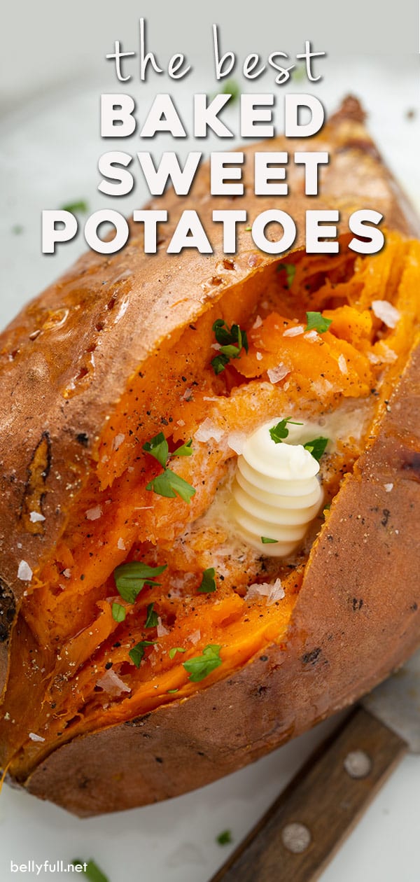 Perfectly Baked Sweet Potato (How To Bake Sweet Potatoes)