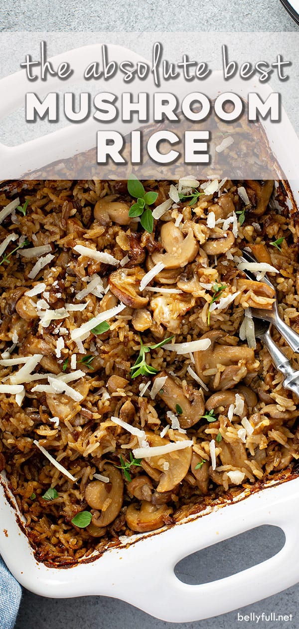 The Best Mushroom Rice Recipe Belly Full