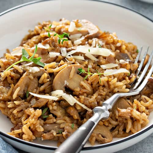 The Best Mushroom Rice Recipe Belly Full