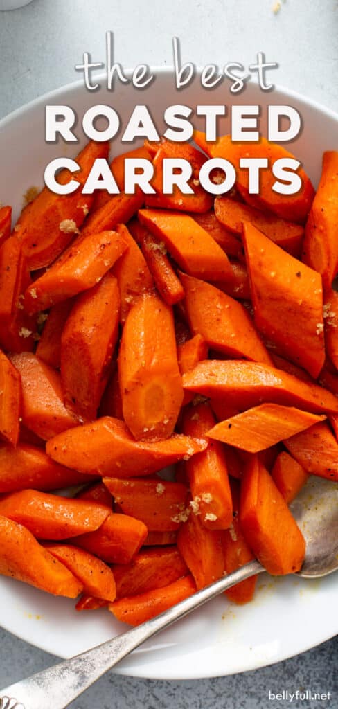 pin for oven roasted carrots recipe