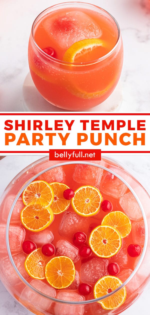 Shirley Temple Party Punch Belly Full