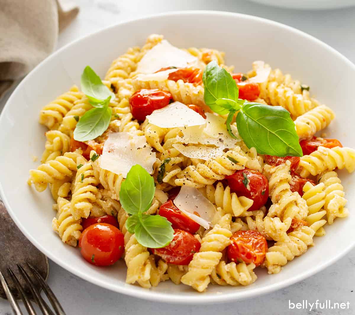 Baked Feta Pasta Belly Full