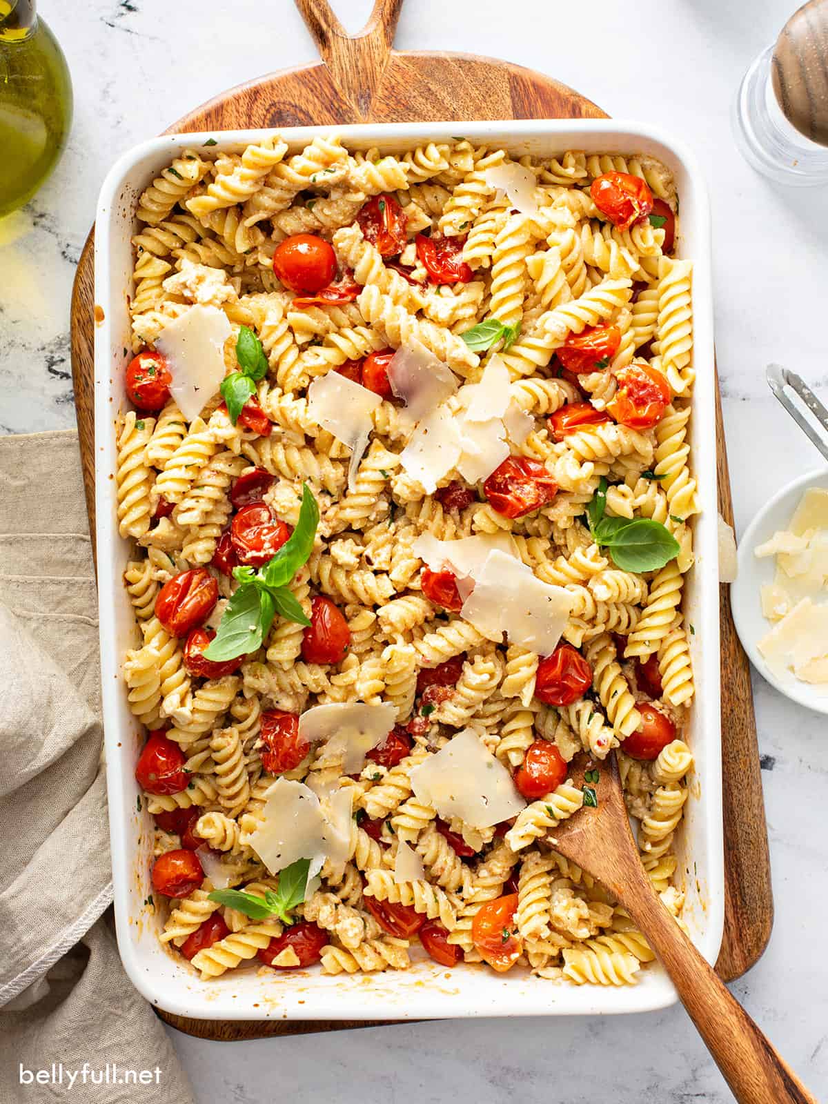 Baked Feta Pasta Belly Full