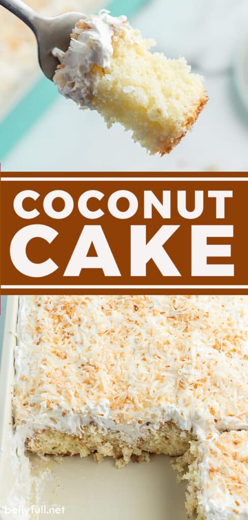 Creamy Coconut Cake Recipe - Belly Full