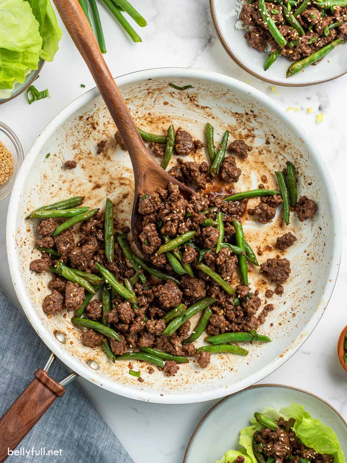 Cheater Korean Ground Beef Recipe Belly Full