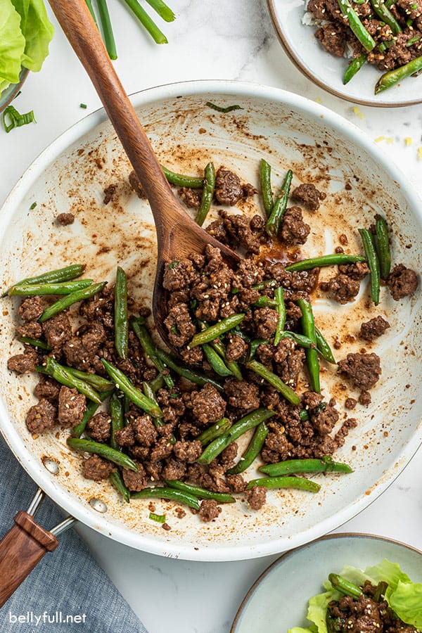 Cheater Korean Ground Beef Recipe Belly Full