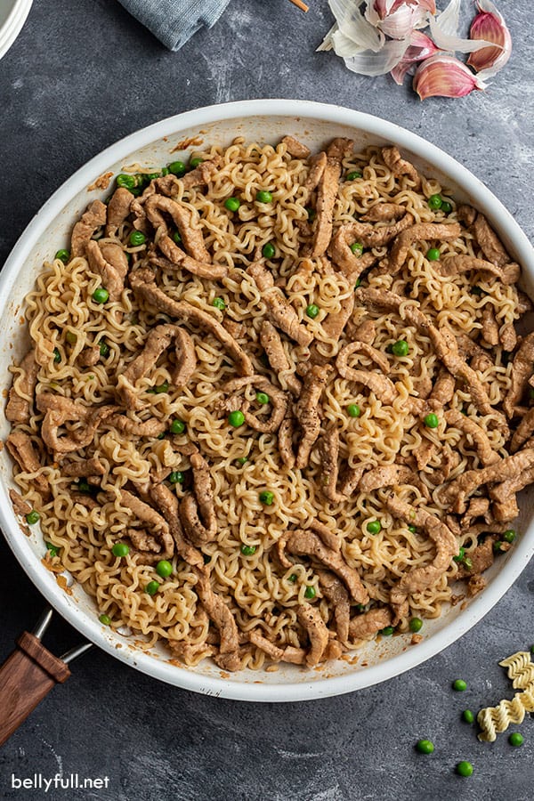 {Sweet & Sour} Pork Ramen Stir Fry Belly Full