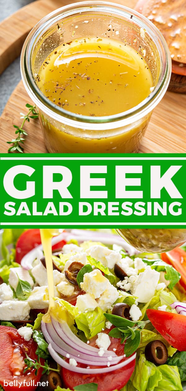 Greek Salad Dressing Belly Full