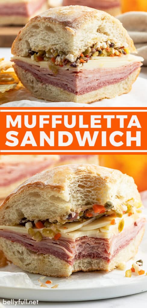 Muffuletta Sandwich {New Orleans Style} - Belly Full