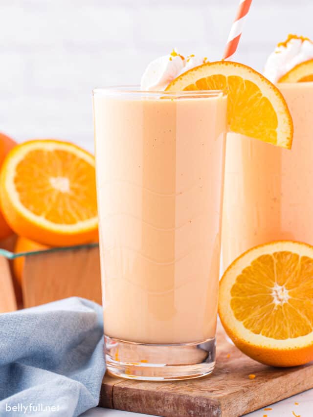 Orange Julius Recipe {only 4 ingredients!} Belly Full
