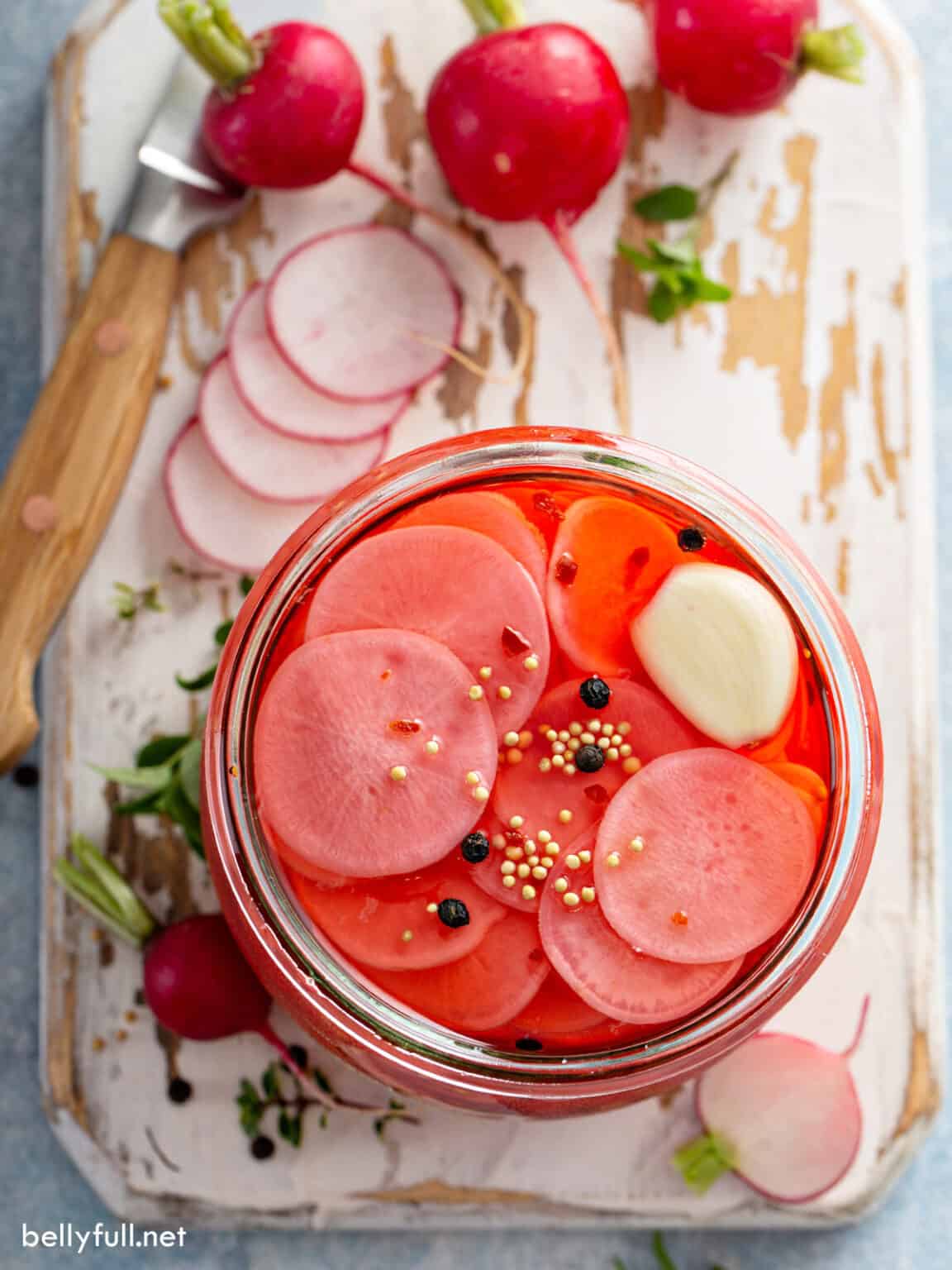 Pickled Radishes {quick And Easy Recipe } Belly Full