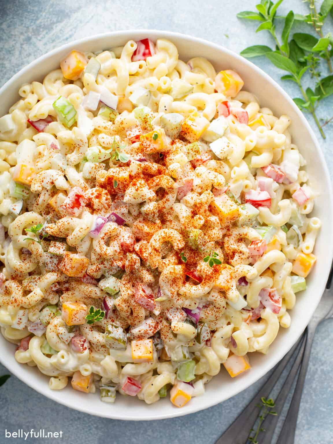 easy homemade macaroni salad